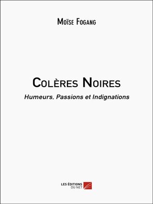cover image of Colères Noires